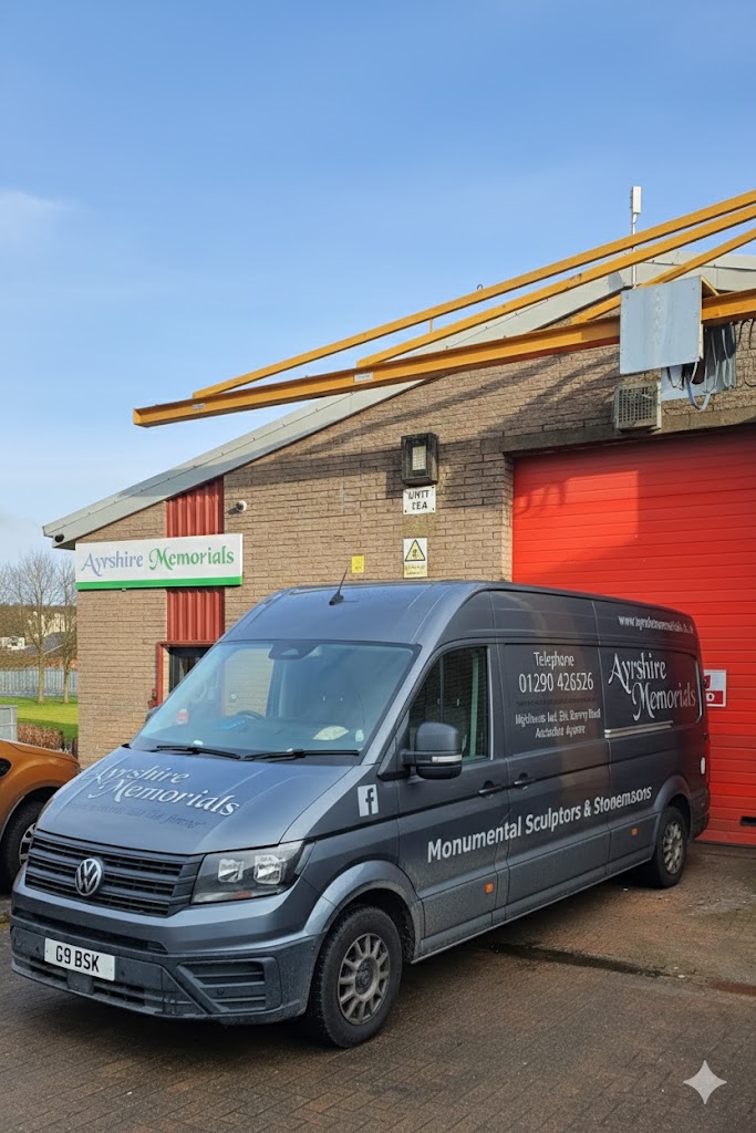 Ayrshire Memorials Auchinleck Outside Yard